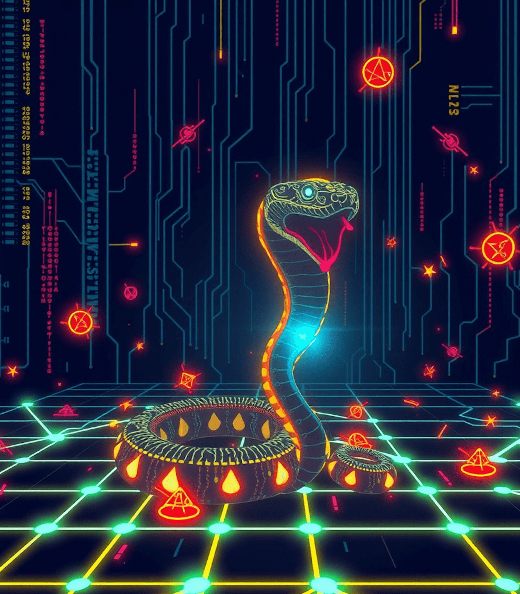 Cover image for КиберСнейк - Симулятор сетевой безопасности